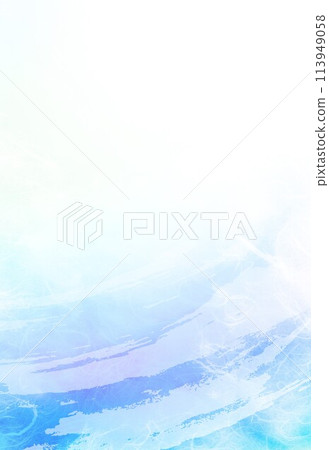 Unryu paper blue 33 and paint pattern 113949058