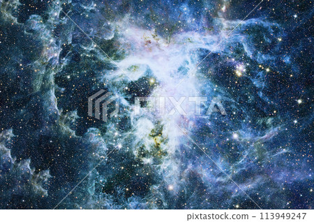 Beautiful galaxy with stars. Elements of this image furnished by NASA Beautiful galaxy with stars. Elements of this image furnished by NASA 113949247