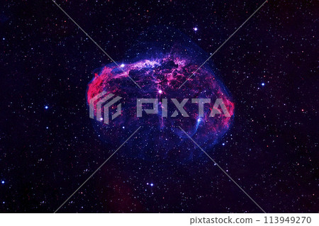 Red cosmic nebula. Elements of this image furnished by NASA Red cosmic nebula. Elements of this image furnished by NASA 113949270