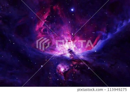 Beautiful cosmic nebula. Elements of this image furnished by NASA 113949275