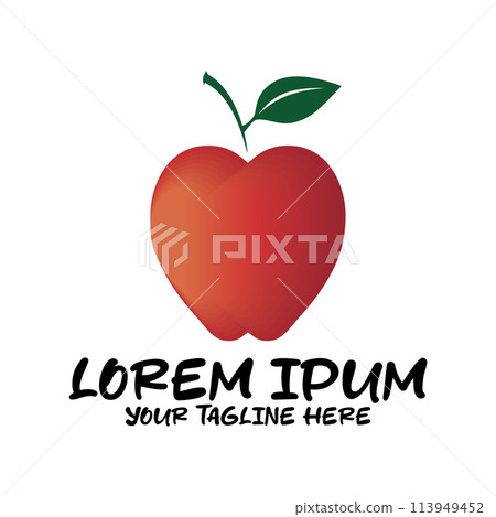 Apple logo design concept 113949452