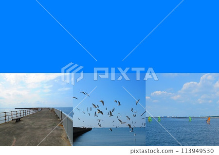 海邊拼貼 海邊拼貼 113949530