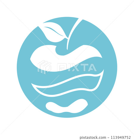 simple apple vector image simple apple vector image 113949752