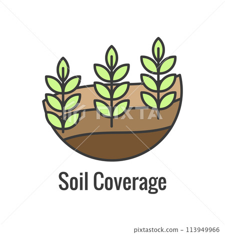 Sustainable Farming Icon Set showing Maximize Soil Coverage and Integrate Livestock-Examples for Regenerative Agriculture Icon Sustainable Farming Icon Set showing Maximize Soil Coverage and Integrate Livestock-Examples for Regenerative Agriculture Icon 113949966