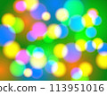 Colorful illumination bokeh green 113951016