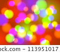 Colorful illumination bokeh red 113951017