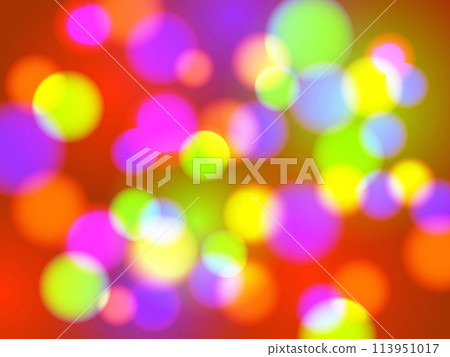 Colorful illumination bokeh red 113951017