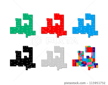 市町村地圖_青森縣_Deformation-01 市町村地圖_青森縣_Deformation-01 113951732