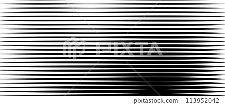 Line halftone gradient texture. Vibrating horizontal gradation background. Repeated stripe pattern backdrop. Black parallel thin to thick stripe backdrop for overlay, print, cover. Vector Line halftone gradient texture. Vibrating horizontal gradation background. Repeated stripe pattern backdrop. Black parallel thin to thick stripe backdrop for overlay, print, cover. Vector 113952042