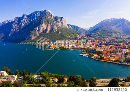 Lecco and Como lake in Italy Lecco and Como lake in Italy 113952330
