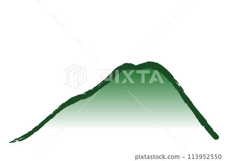 手繪的一座山的水墨插圖 手繪的一座山的水墨插圖 113952550