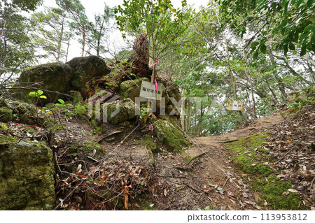 豐臣秀吉攻陷鳥取城時倒下的因幡國“景石城跡” 113953812