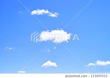 Blue sky and cloud image 113955333