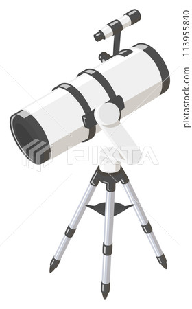 Astronomical telescope (reflecting type, altazimuth mount) Astronomical telescope (reflecting type, altazimuth mount) 113955840