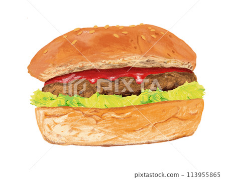 Hamburger (ketchup) 113955865