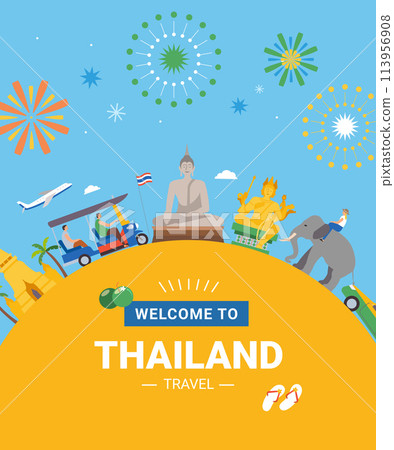 Welcome to Thailand travel poster Welcome to Thailand travel poster 113956908