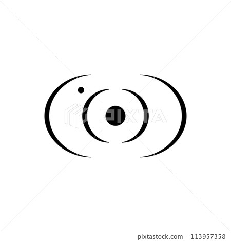 Webcam vector icon. Web camera outline symbol on white background. Webcam vector icon. Web camera outline symbol on white background. 113957358