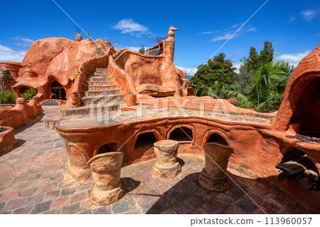 Casa Terracota, House made of clay Villa de Leyva, Boyaca department Colombia. Casa Terracota, House made of clay Villa de Leyva, Boyaca department Colombia. 113960057