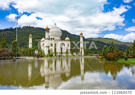 Replica of Taj Mahal, Bioparque Wakata, Tocancipa municipality of the Metropolitan Area of Bogota, Colombia. 113960070