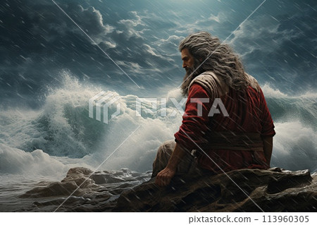 Religious biblical concept, the story of Moses parting the sea, flight from Pharaoh, the Jews, belief in God and Jesus Christ , the liberation of the Jews from Egyptian captivity, the miracle . Religious biblical concept, the story of Moses parting the sea, flight from Pharaoh, the Jews, belief in God and Jesus Christ , the liberation of the Jews from Egyptian captivity, the miracle . 113960305