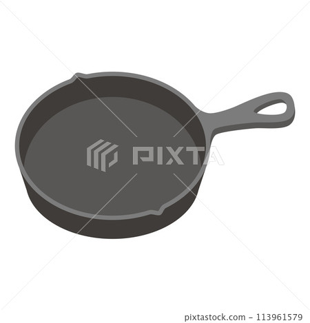 Illustration of skillet Illustration of skillet 113961579