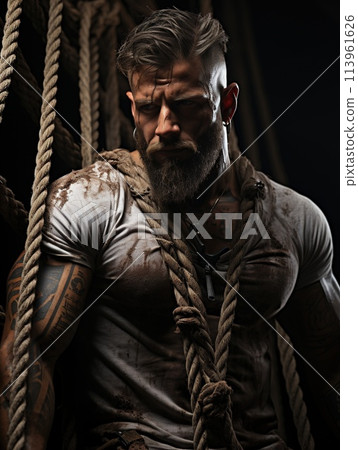 Fitness bodybuilding sports, beautiful muscular relief body, fitness model, working on yourself, efforts to build a beautiful and ideal body, lifestyle regimen, healthy lifestyle, proper nutrition . 113961626