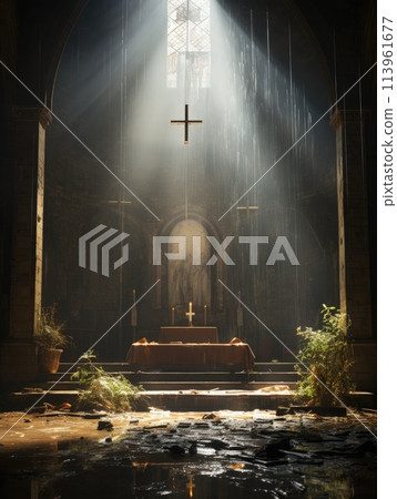 Church, monastery, house for prayer religion bible faith jesus christ, serving god, wedding marriage wedding venue, pastor rest and quiet with God, prayer religious organization building for worship. 113961677