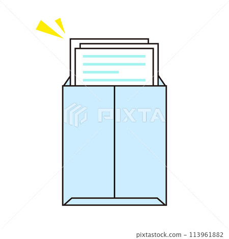 信封中的文件 - 請求資訊的圖像 113961882