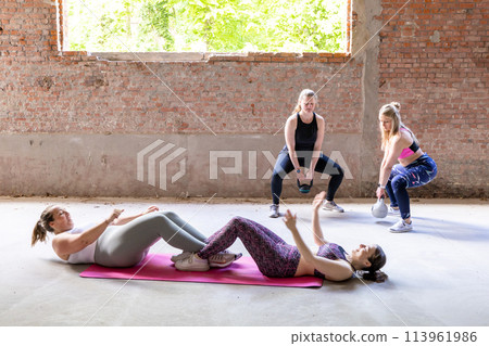 Coordinated Fitness: Engaging in Group Exercise 113961986