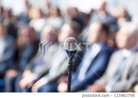 Business presentation or corporate conference 113962706