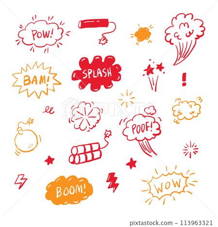 炸彈插圖集 113963321