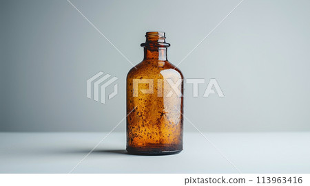 Bottle isolated on white background. 113963416