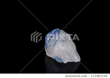 Macro tourmaline mineral stone on black Macro tourmaline mineral stone on black 113965546
