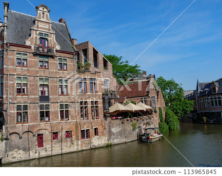 the city of Gent in Belgium the city of Gent in Belgium 113965845