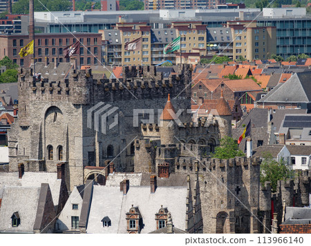 the city of Gent in Belgium the city of Gent in Belgium 113966140