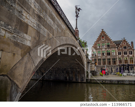 the city of Gent in Belgium 113966571