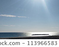 Light shining into the sea 113966583