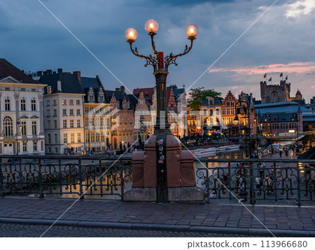 the city of Gent in Belgium the city of Gent in Belgium 113966680