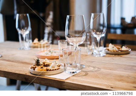 Stemware Elegance at a Serene Wine Culture Event Stemware Elegance at a Serene Wine Culture Event 113966798