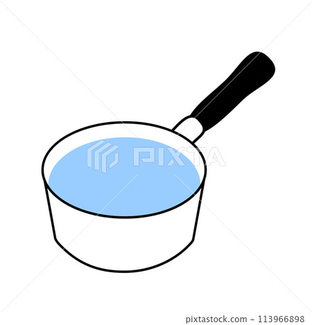 Saucepan, simple, cooking utensils, kitchen supplies Saucepan, simple, cooking utensils, kitchen supplies 113966898