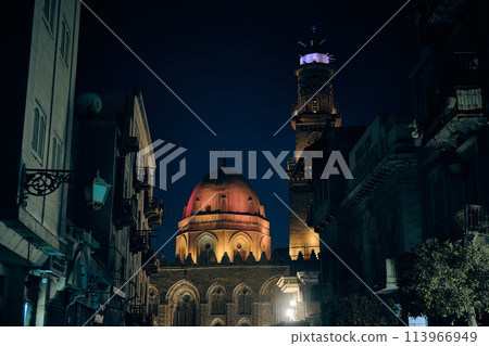Night Cairo street Night Cairo street 113966949