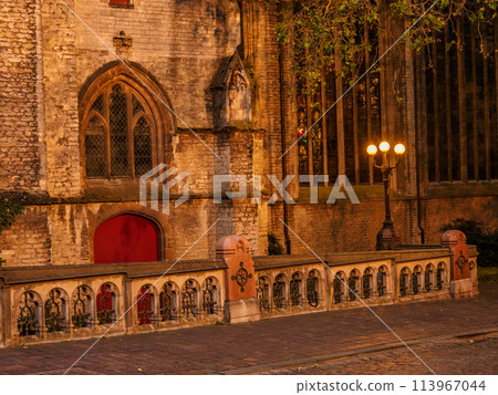 the city of Gent in Belgium at night the city of Gent in Belgium at night 113967044