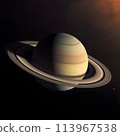 Saturn: Planet with Beautiful Rings No.014 AI-Generated Image 113967538