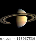 Saturn: Planet with Beautiful Rings No.004 AI-Generated Image 113967539