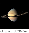 Saturn: Planet with Beautiful Rings No.002 AI-Generated Image 113967545