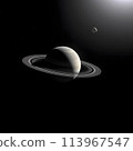 Saturn: Planet with Beautiful Rings No.008 AI-Generated Image 113967547