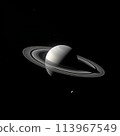 Saturn: Planet with Beautiful Rings No.010 AI-Generated Image 113967549