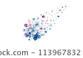 Cute hydrangea illustration 113967832