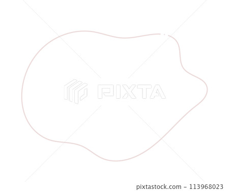 Hand-drawn abstract lines - simple and stylish frames and decorations - organic shape Hand-drawn abstract lines - simple and stylish frames and decorations - organic shape 113968023