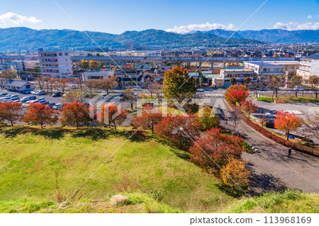 [長野縣] 從上田城遺址看到的上田市街景 113968169